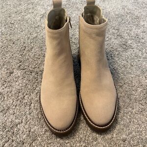 Nordstrom Beige Ankle Booties